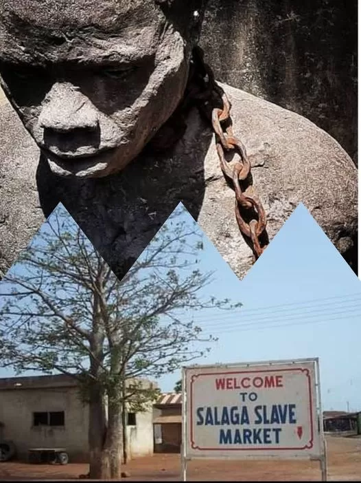 History Of Slavery From The Salaga Slave Market In Ghana monument of slavery (4)